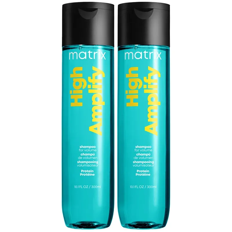Meistverkauft Matrix Total Results Volumising High Amplify Shampoo 300ml Duo for Fine and Flat Hair
