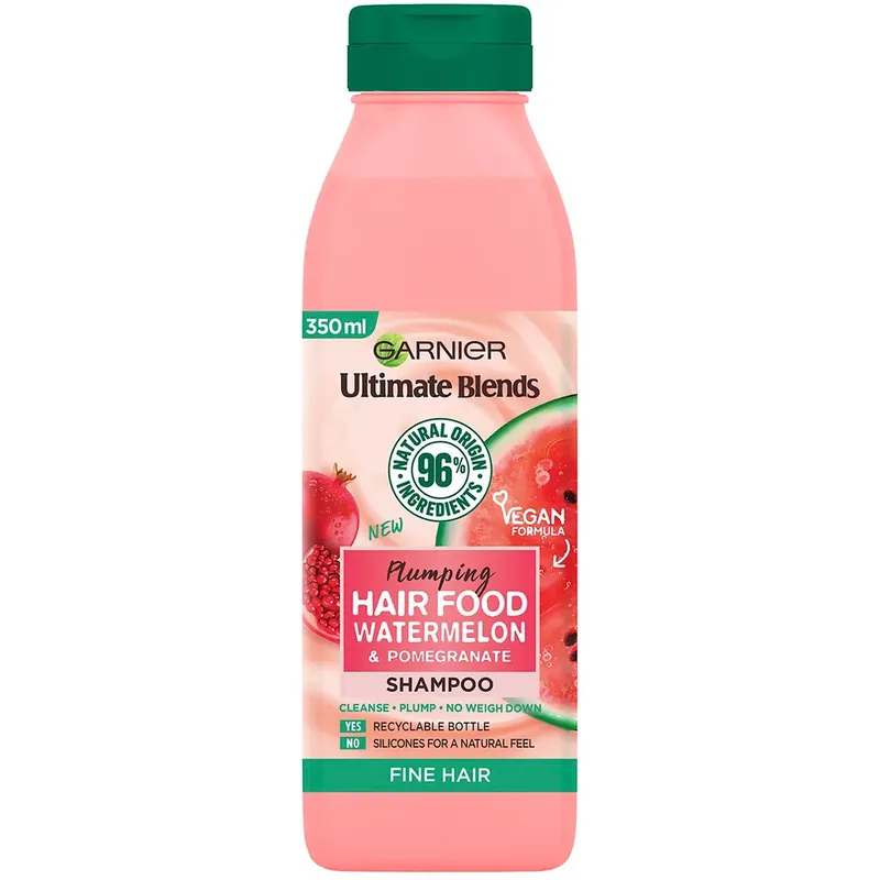 Preiswert Garnier Ultimate Blends Plumping Hair Food Wassermelonen-Shampoo 350 ml