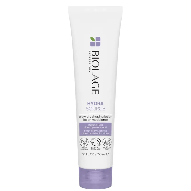 Biolage HydraSource Formende Föhnlotion mit Aloe und Hyaluronsäure für Trockenes Haar 150 ml Schneller Versand