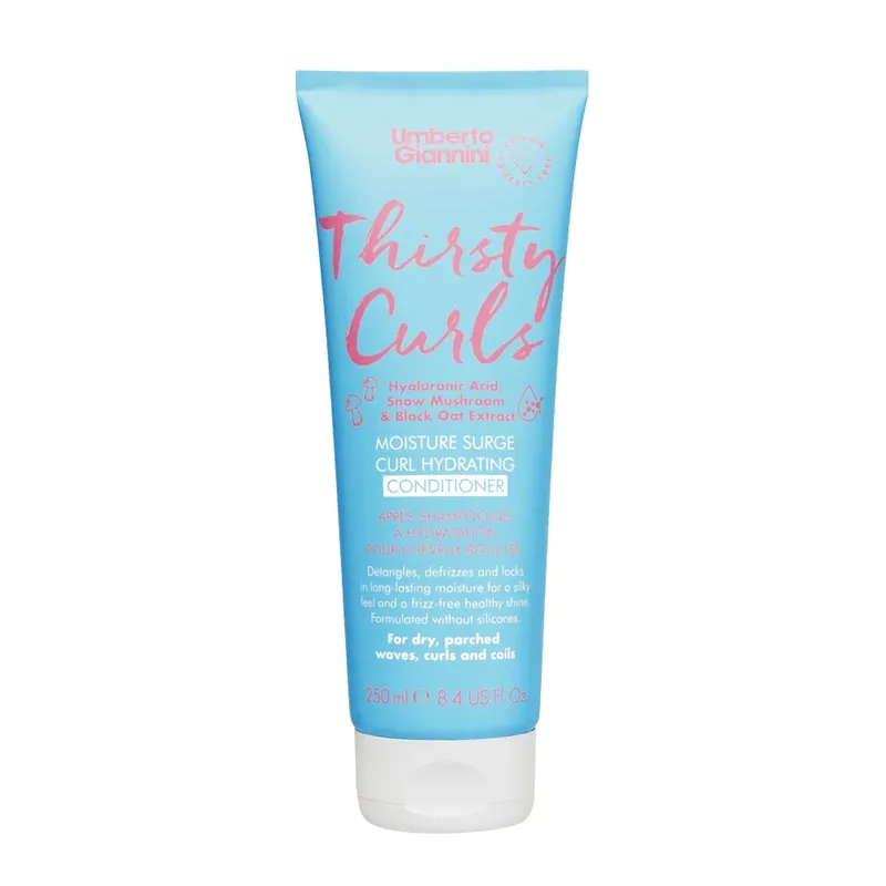 Umberto Giannini Thirsty Curls Moisture Surge Feuchtigkeitsspendende Lockenspülung 250 ml Wochenendangebot