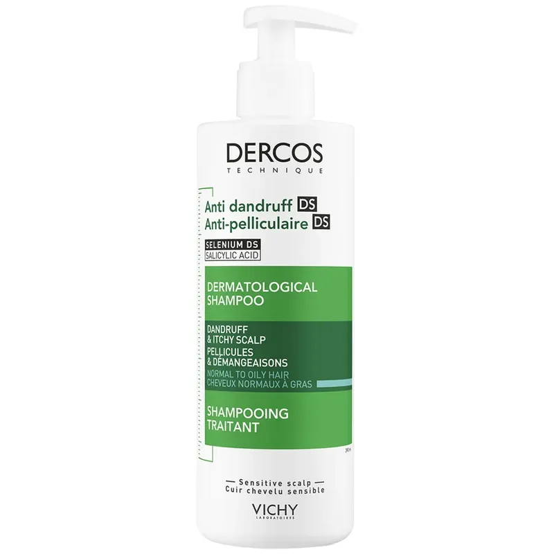 VICHY Dercos Anti-Schuppen-Shampoo für normales/fettiges Haar 390 ml Mega-Angebot