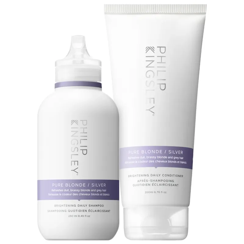 Kostenloser Versand Philip Kingsley Pure Blonde/Silver Shampoo 250ml and Conditioner 200ml Duo
