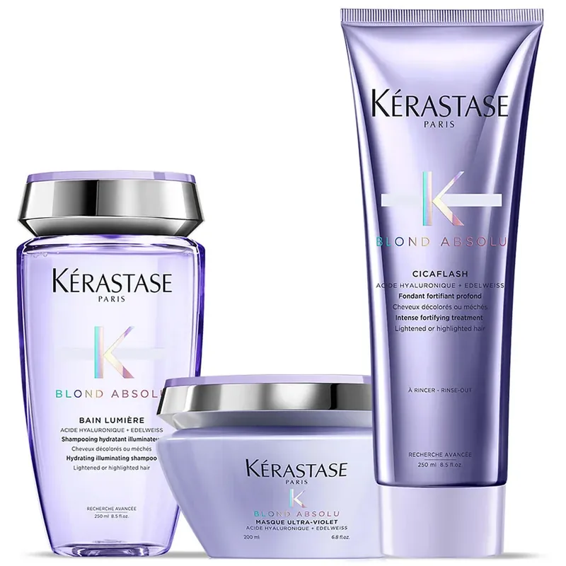 Top-Seller Kérastase Blond Absolu Lumiere Shampoo, Conditioner and Masque Trio