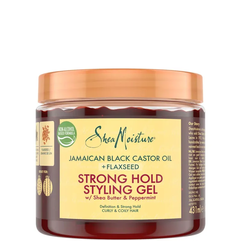 SheaMoisture Jamaican Black Castor Oil Strong Hold Styling Gel 431ml Kostenfreie Lieferung
