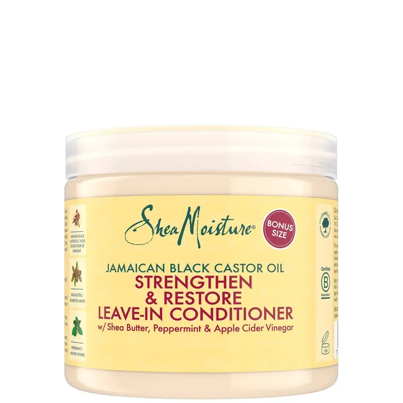 Shea Moisture Jamaican Black Castor Oil Strengthen, Grow & Restore Leave-In Conditioner 454g Schneller Versand