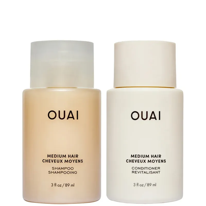 OUAI Medium Shampoo and Conditioner Travel Bundle Sonderangebot