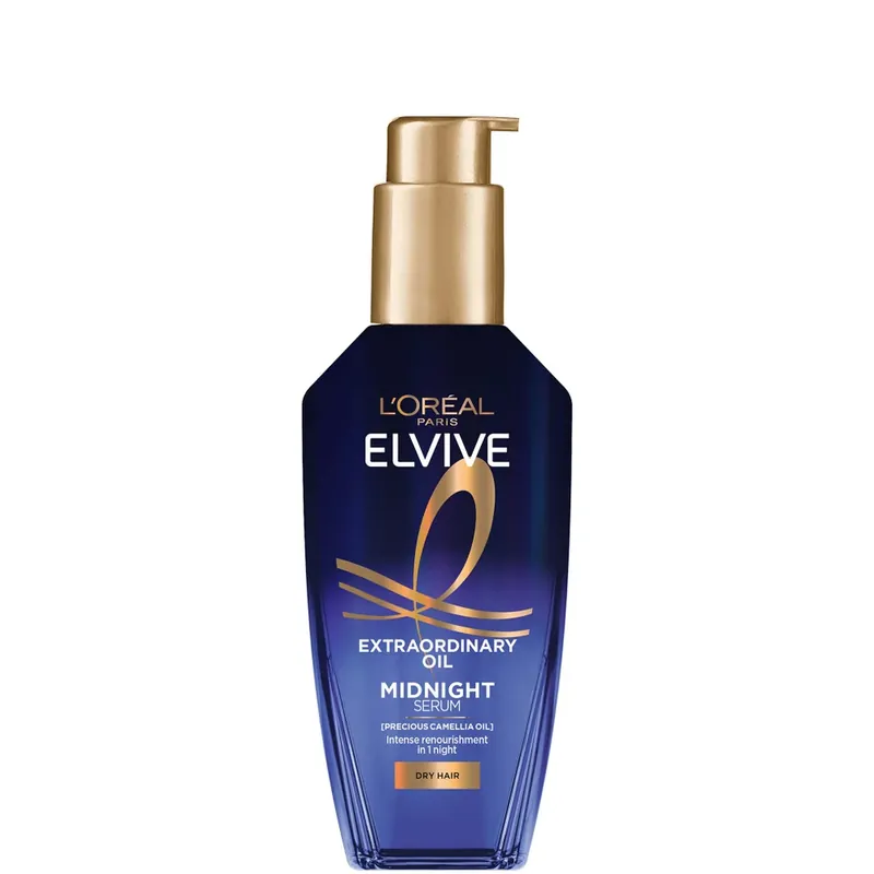 L'Oréal Paris Elvive Außergewöhnliches Öl Mitternachts-Haarbehandlungsserum für Trockenes Haar 100 ml Heute Kaufen