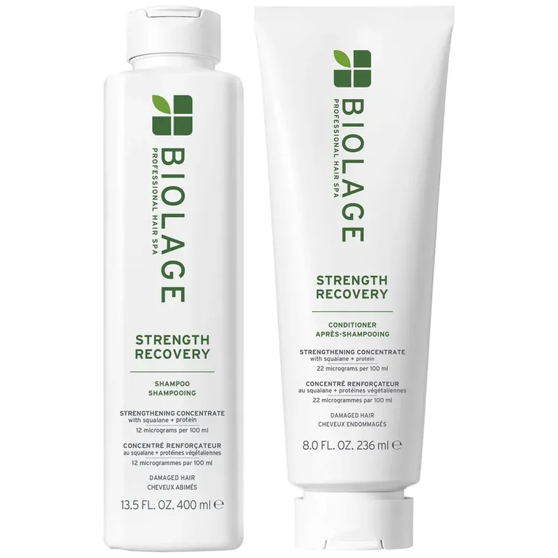 Biolage Strength Recovery Shampoo 400ml and Conditioner 236ml Duo Preisreduziert