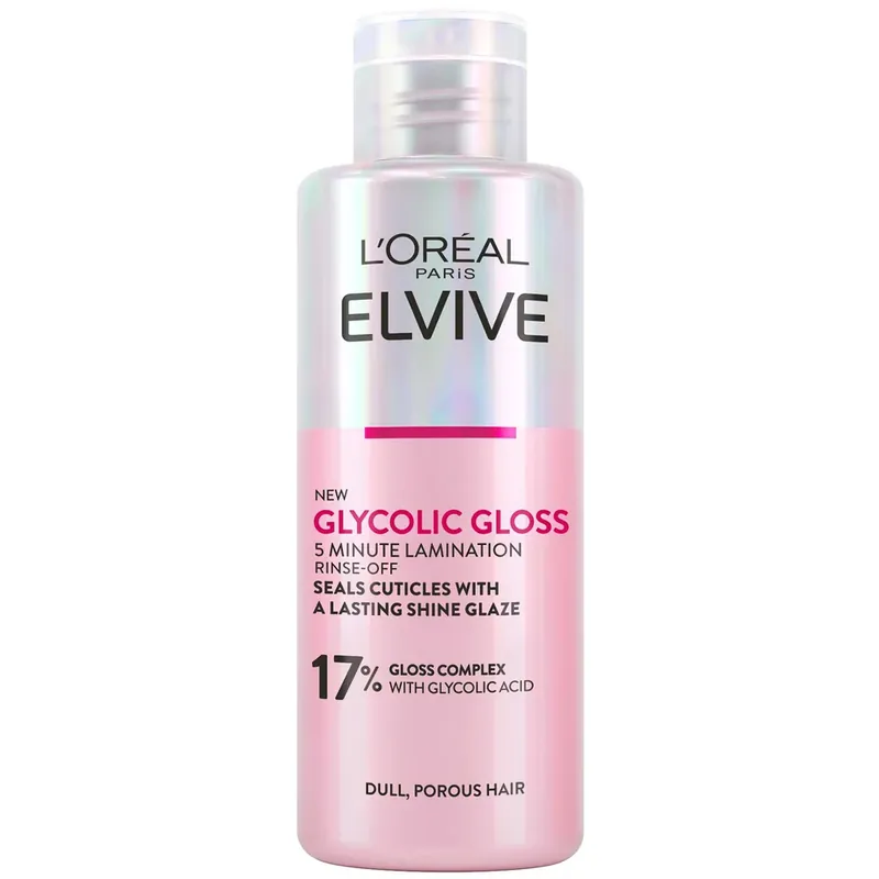Gratis Versand L'Oréal Paris Elvive Glykol-Glanz 5-Minuten-Laminierbehandlung zum Ausspülen für Stumpfes Haar 150 ml