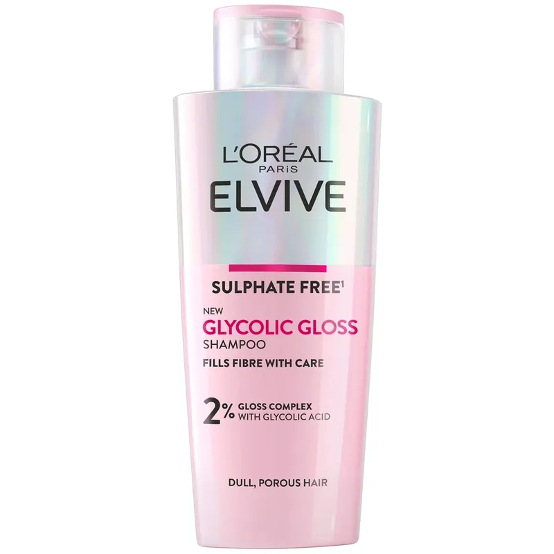L'Oréal Paris Elvive Glykol-Glanz-Shampoo ohne Sulfat für Stumpfes Haar 200 ml Angebot
