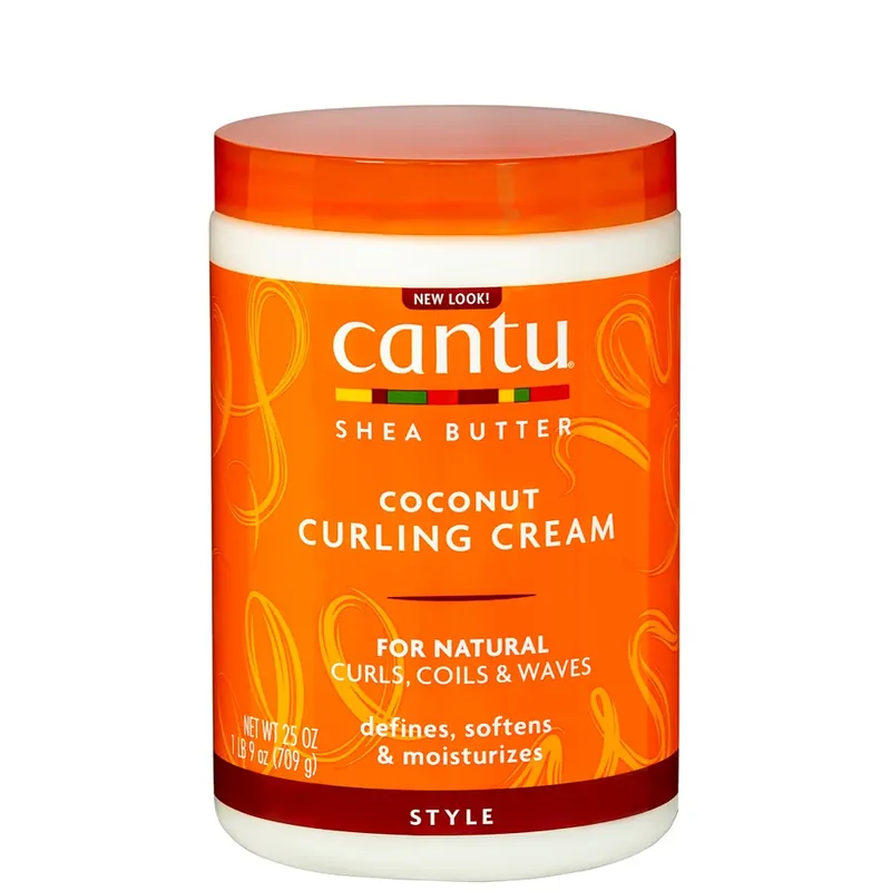 Cantu Shea Butter for Natural Hair Coconut Curling Cream – Salon Size 740ml Geld-Zurück-Garantie