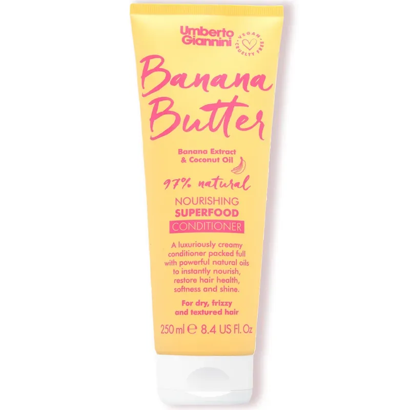 Solange Der Vorrat Reicht Umberto Giannini Bananenbutter nährende Superfood-Spülung 250ml