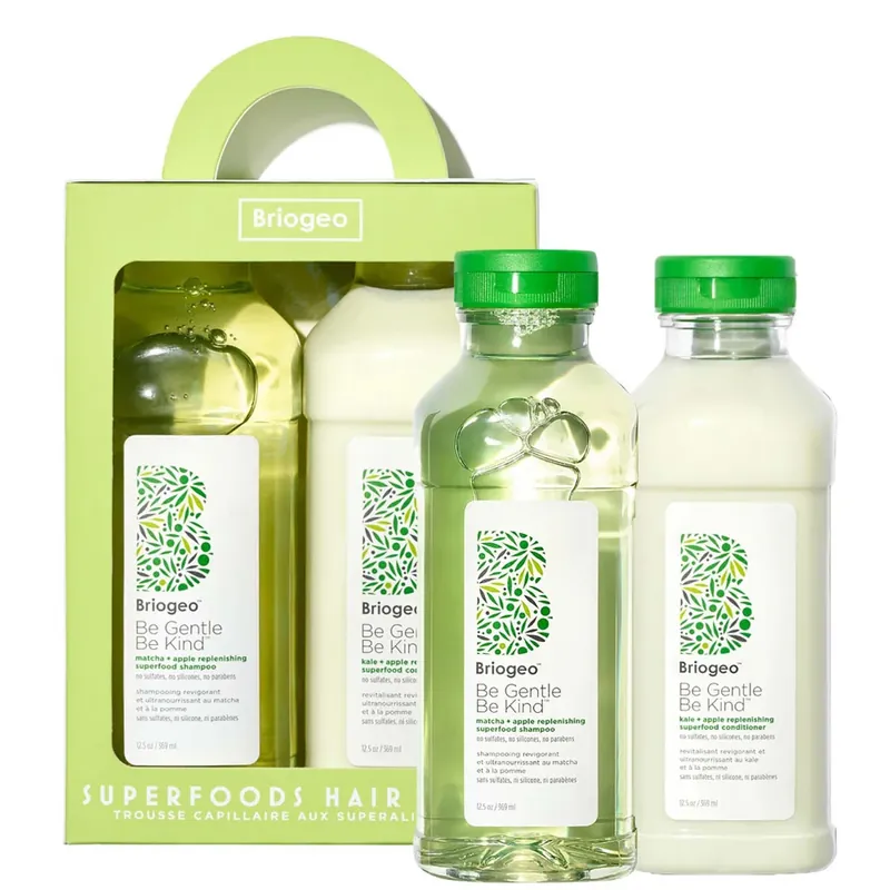 Briogeo Superfoods Apple Matcha and Kale Replenishing Shampoo and Conditioner Set Online Kaufen