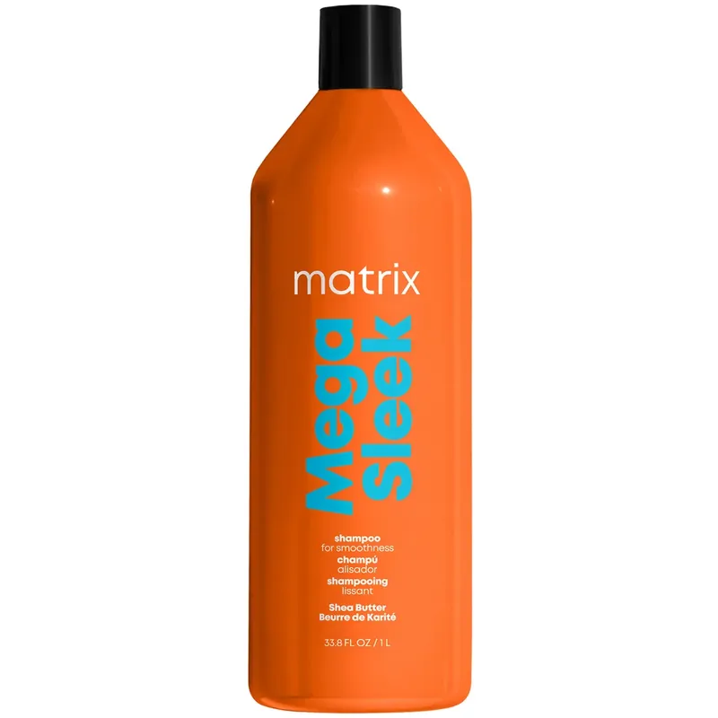 Matrix Total Results Mega Sleek Shea Butter Glättendes Shampoo für krauses Haar 1000 ml Weltweiter Versand