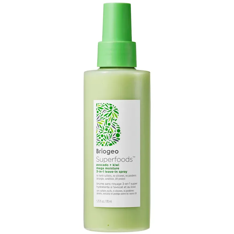 Sichere Zahlung Briogeo Superfoods Avocado and Kiwi Mega Moisture 3-In-1 Leave-In Spray 170ml