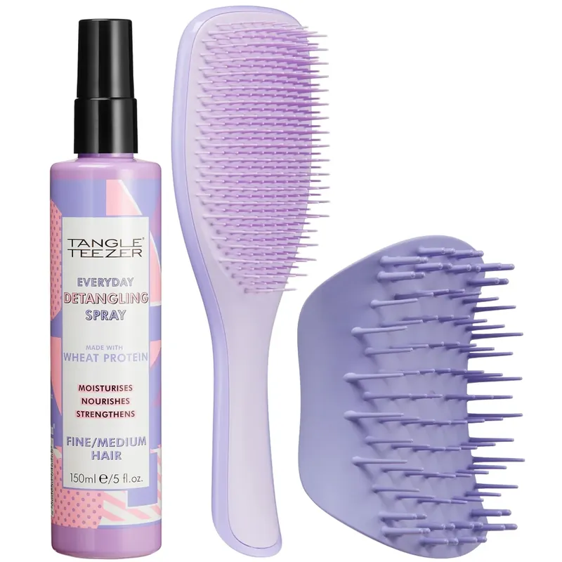 Tangle Teezer Scalp Care and Hair Health Trio - Fine Hair Original