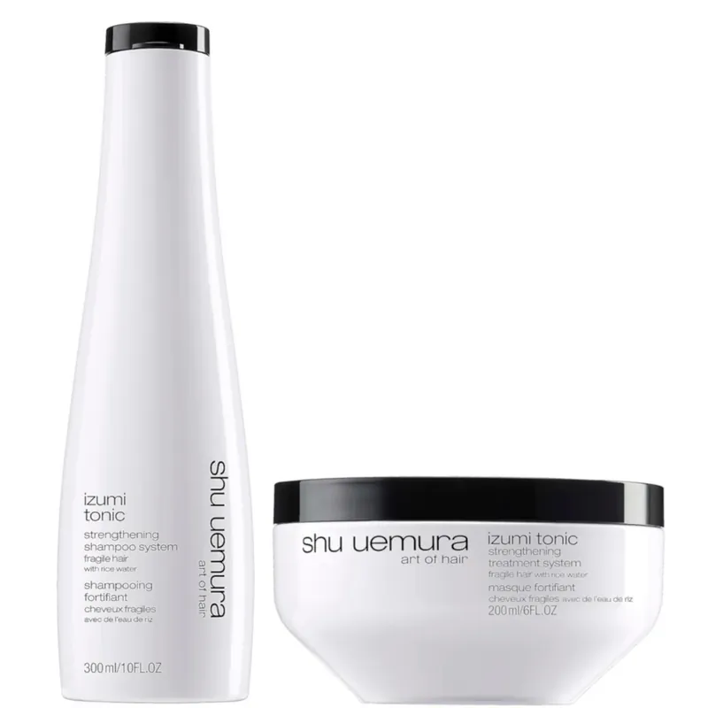 Shu Uemura Art of Hair Izumi Tonic Rice Water Shampoo and Hair Mask Routine Gratis Versand
