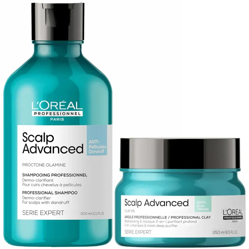 L'Oréal Professionnel Serié Expert Scalp Advanced Anti-Dandruff Shampoo and Mask Routine for Oily Dandruff Hair Wochenendangebot