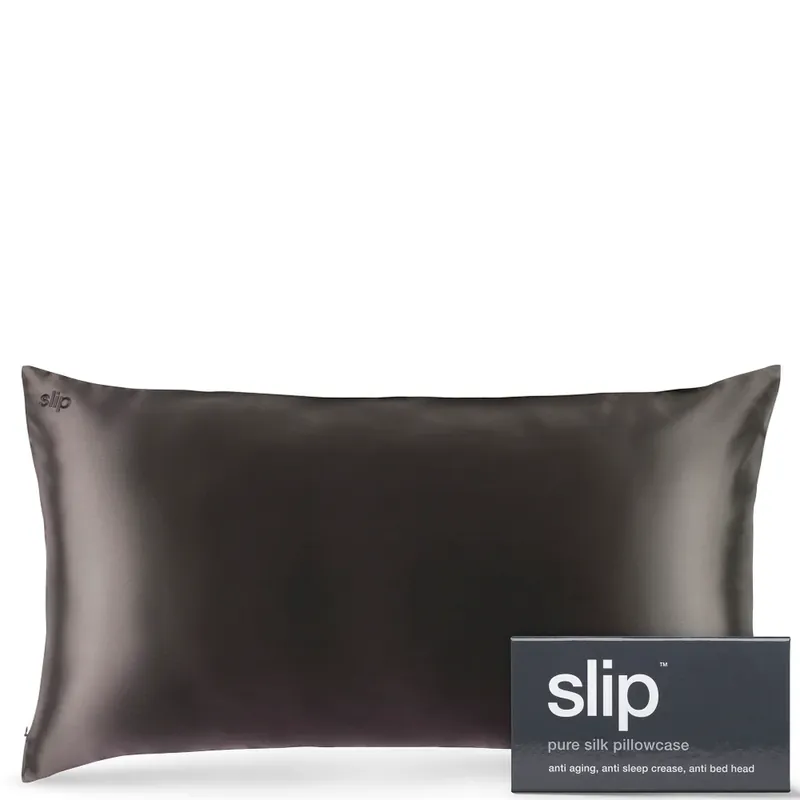 Slip Silk Pillowcase King - Charcoal Direktkauf