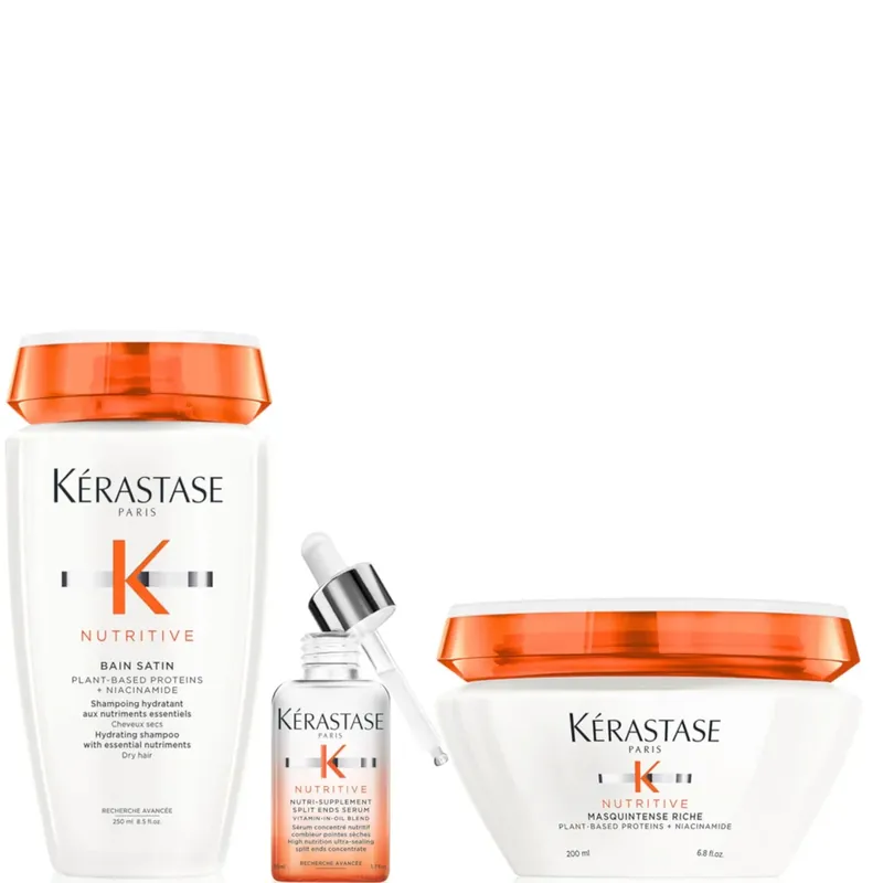 Kérastase Nutritive Root To Tip Hydrating Heroes Nourish and Smooth Bundle for Medium-Thick Very Dry Hair Direktkauf