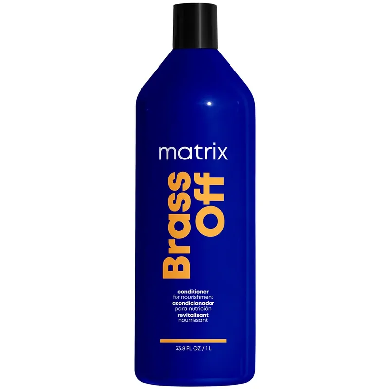 Matrix Total Results Brass Off Brunette Blue Spülung für aufgehelltes brünettes Haar 1000 ml Mengenrabatt