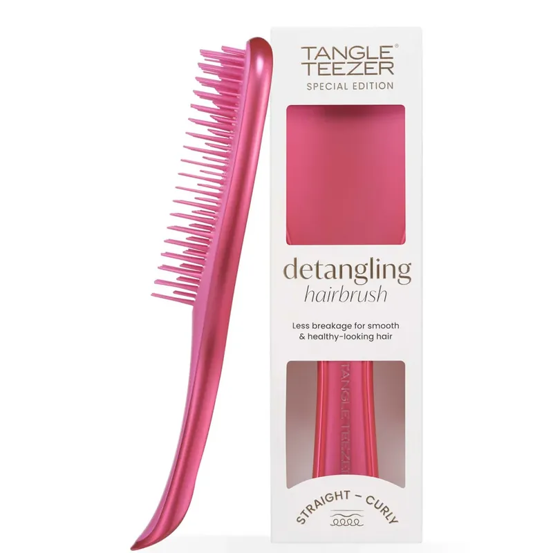 Zertifiziert Tangle Teezer The Ultimate Detangler Chrome – Hot Pink