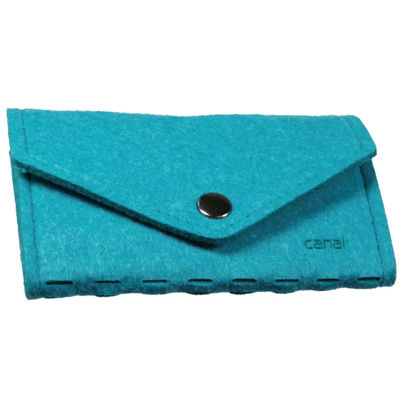 Sonderaktion Canal Manikür-Etui Filz Druckknopf mint, unbestückt