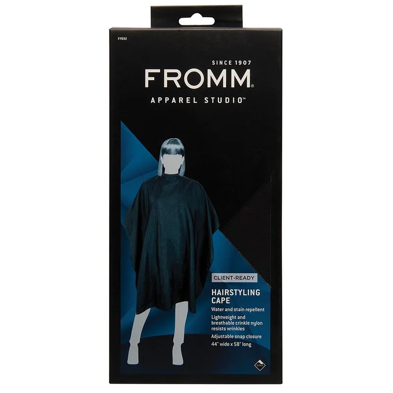 Top-Qualität Fromm Anti-Knitter Hairstyling-Umahng Schwarz