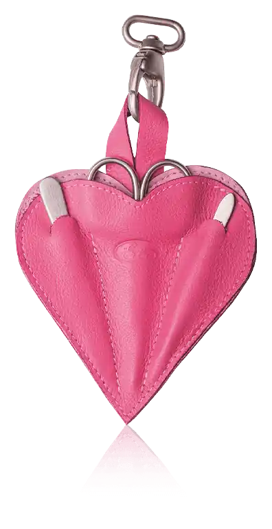 Knallerangebot Erbe Solingen Maniküre-Etui Herz-Etui in Pink (3-teilig)