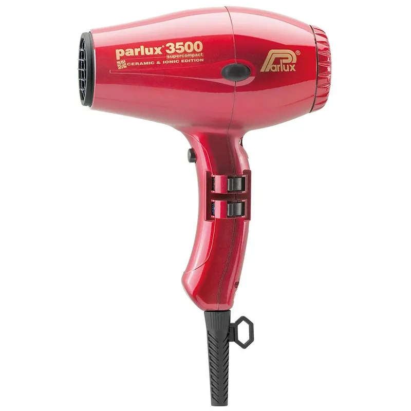 Parlux 3500 Supercompact Haartrockner Rot Metallic Ausverkauf