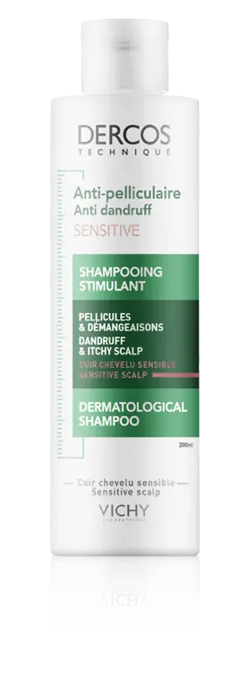 Vichy Dercos Anti-Dandruff Sensitive Advanced Action Shampoo (200 ml) Highlight