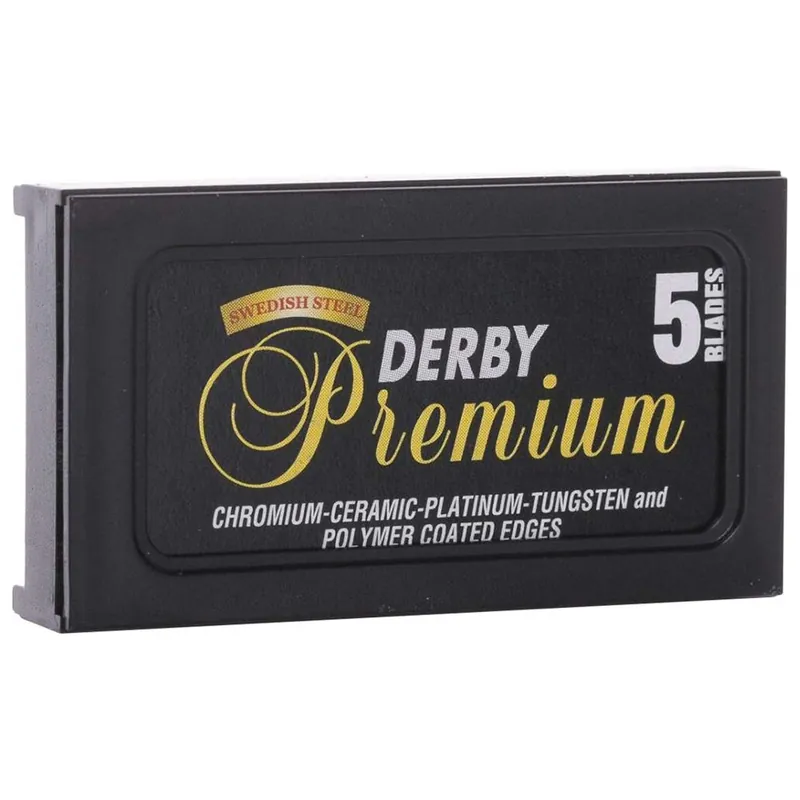 Handgefertigt The Shave Factory Derby PREMIUM Klingen 100 Stück