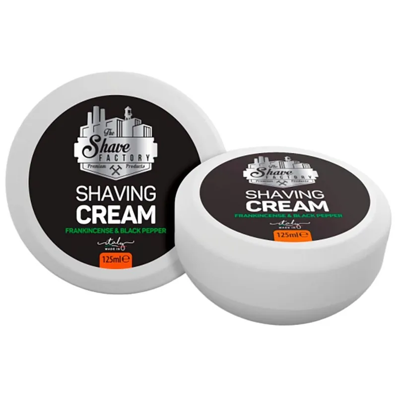 Direktkauf The Shave Factory Cream Frankincense & Black Pepper 125 ml