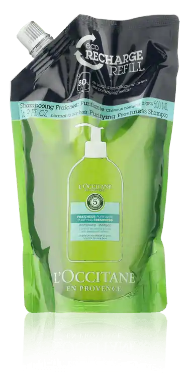 L'Occitane Aromachologie Fraicheur Purifiante Shampooing Eco-Recharge (500 ml) Sale