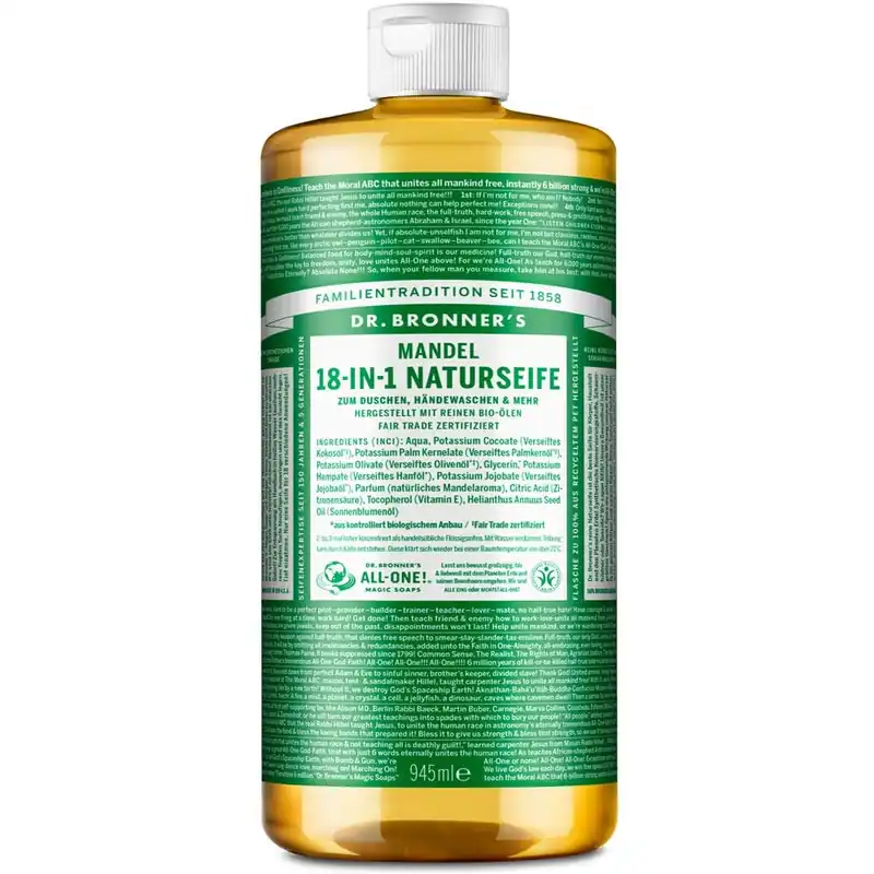 Schneller Versand Dr. Bronner's 18-in-1 Naturseife Mandel 945 ml