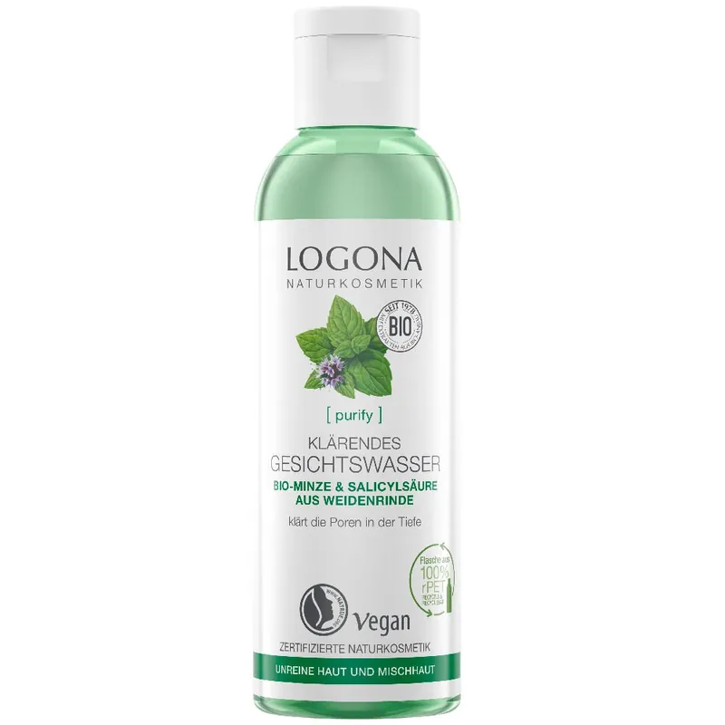 LOGONA Klärendes Gesichtswasser Bio-Minze & Salicylsäure 125 ml Markenprodukt
