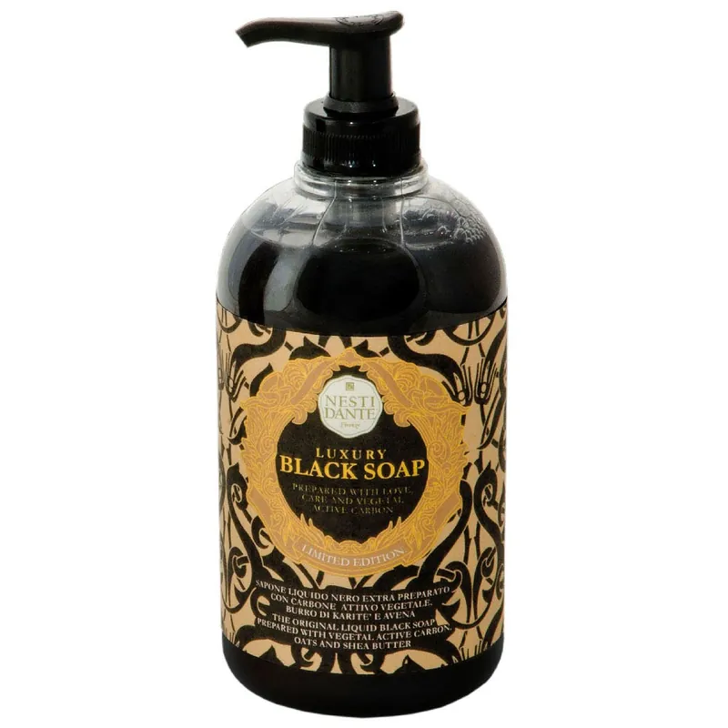 Solange Der Vorrat Reicht Nesti Dante Luxury Black Liquid Soap 500 ml